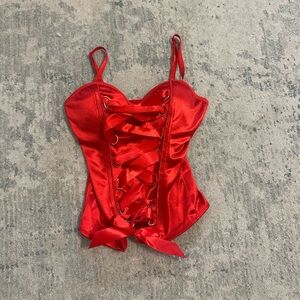 Red Corset Top 💋